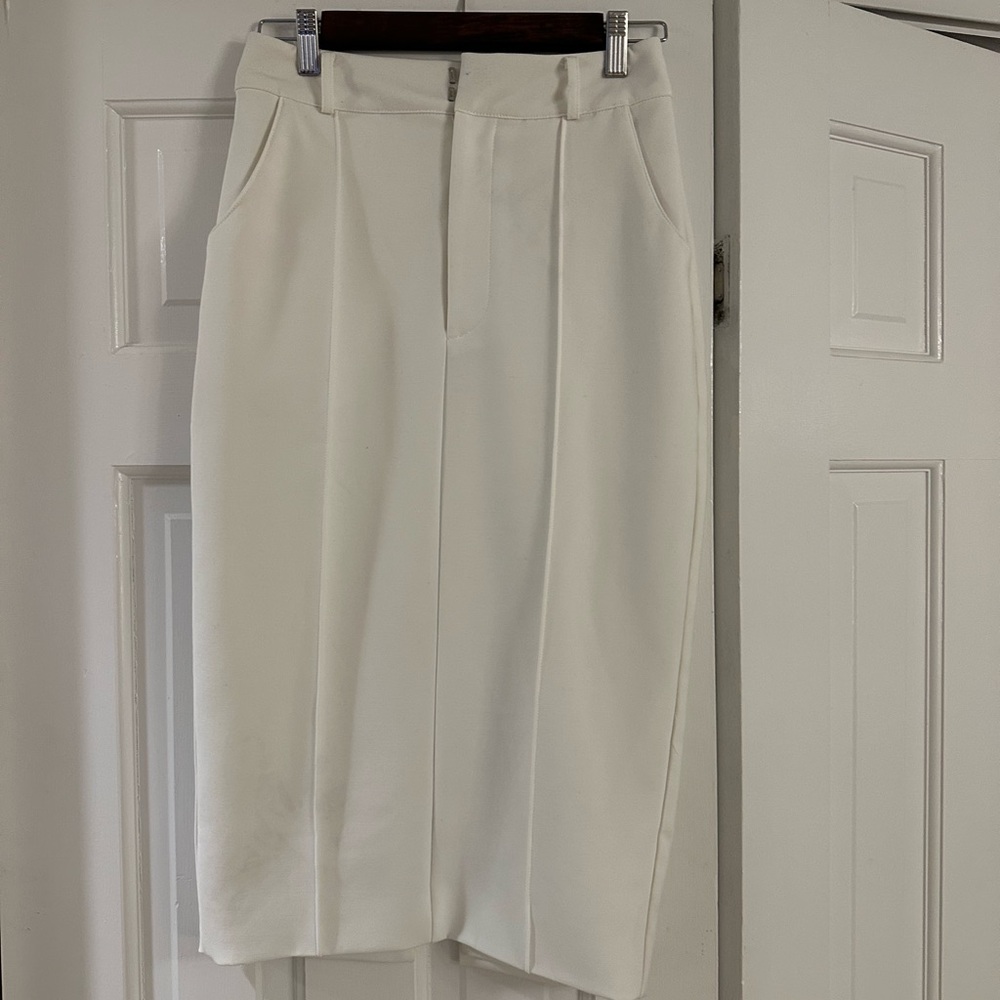 White Pencil Skirt